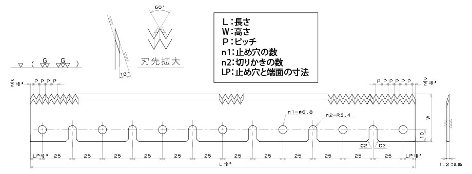 鋸刃式ナイフ001